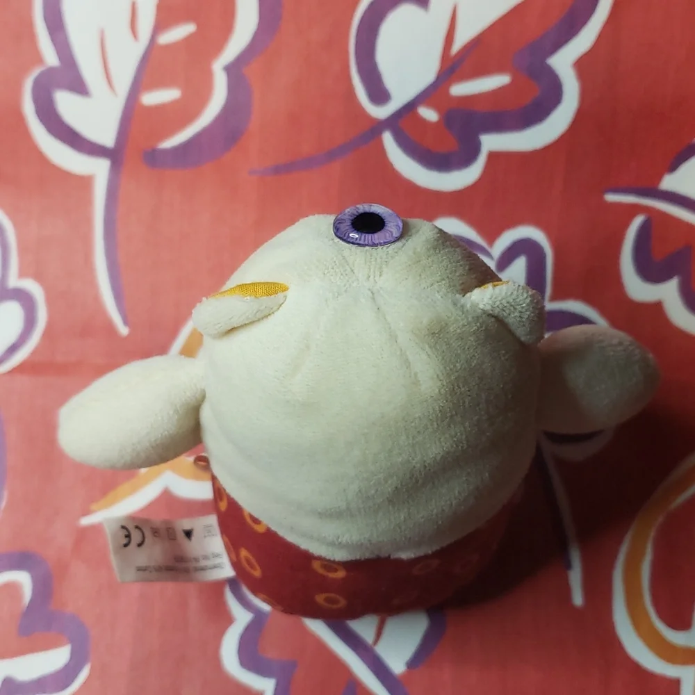 Alien ET Polar Bear Rattle Bell Charm Toy Little Kawaii Space Creature Upcycled - Picture 8 of 10